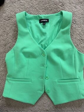 Express Mint Green Women's Vest